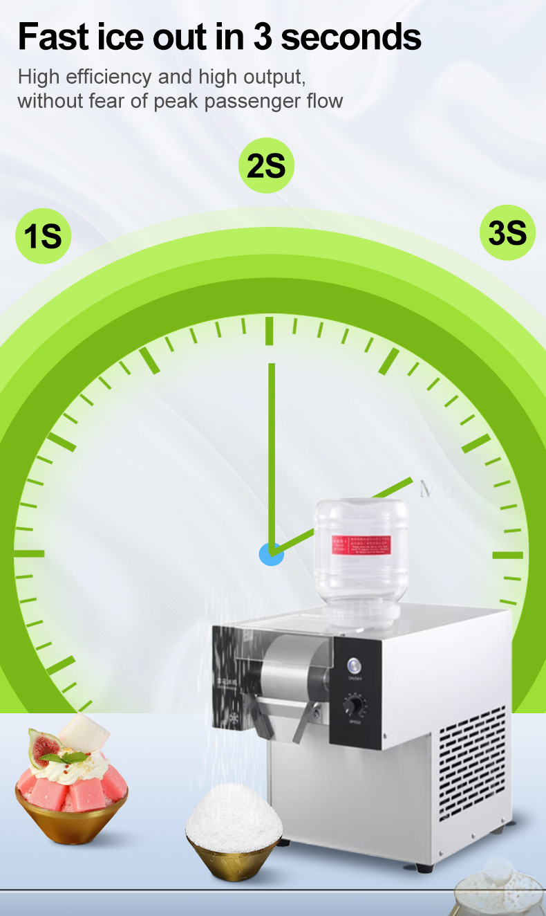 3 seconds to ice