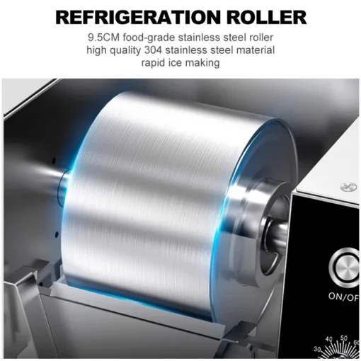commercial bingsu machine 80kg/24h air cooled, plug and play, small commercial snowflake ice maker