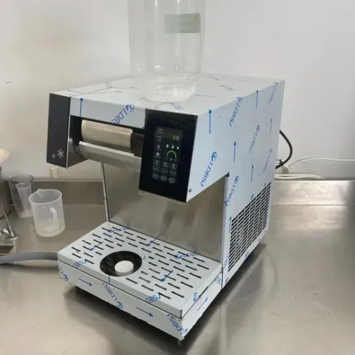 commercial bingsu machine 260kg/24h air cooled, plug and play, commercial snowflake ice machine