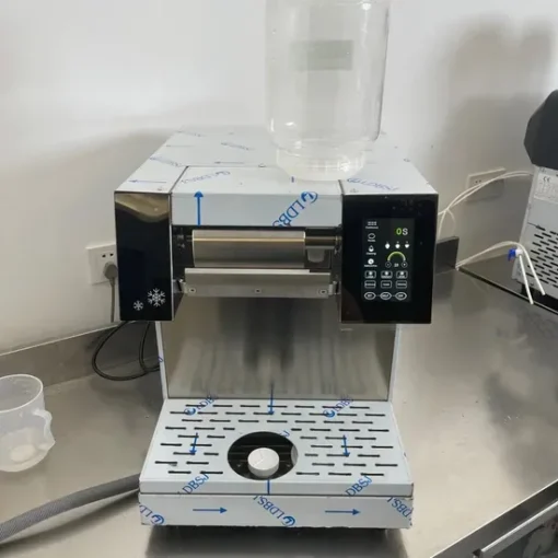 commercial bingsu machine 260kg/24h air cooled, plug and play, commercial snowflake ice machine